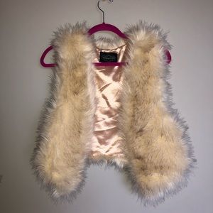 faux fur vest